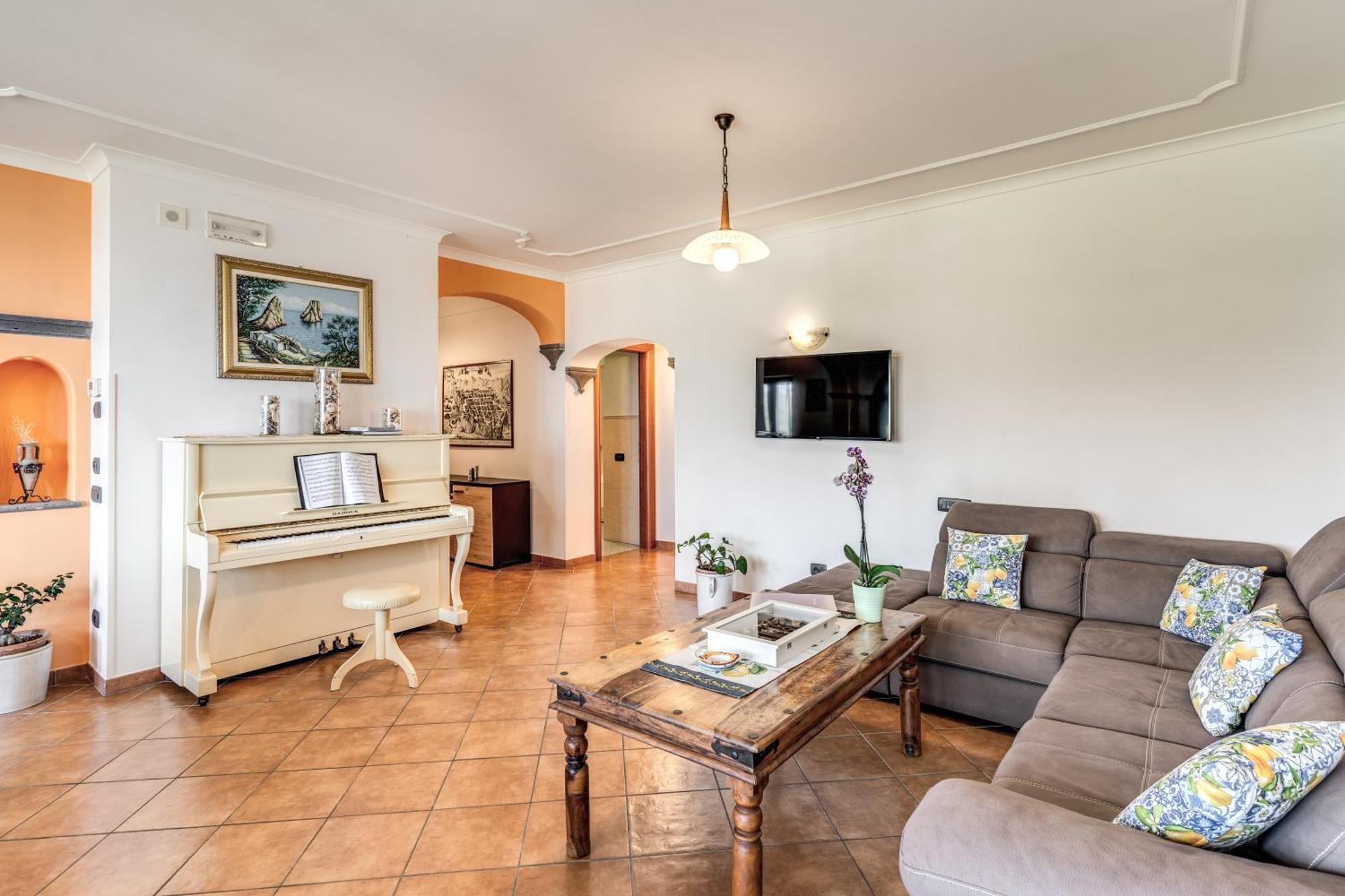 Villa Caruso Private Heated Pool & Sea View Сорренто Екстер'єр фото