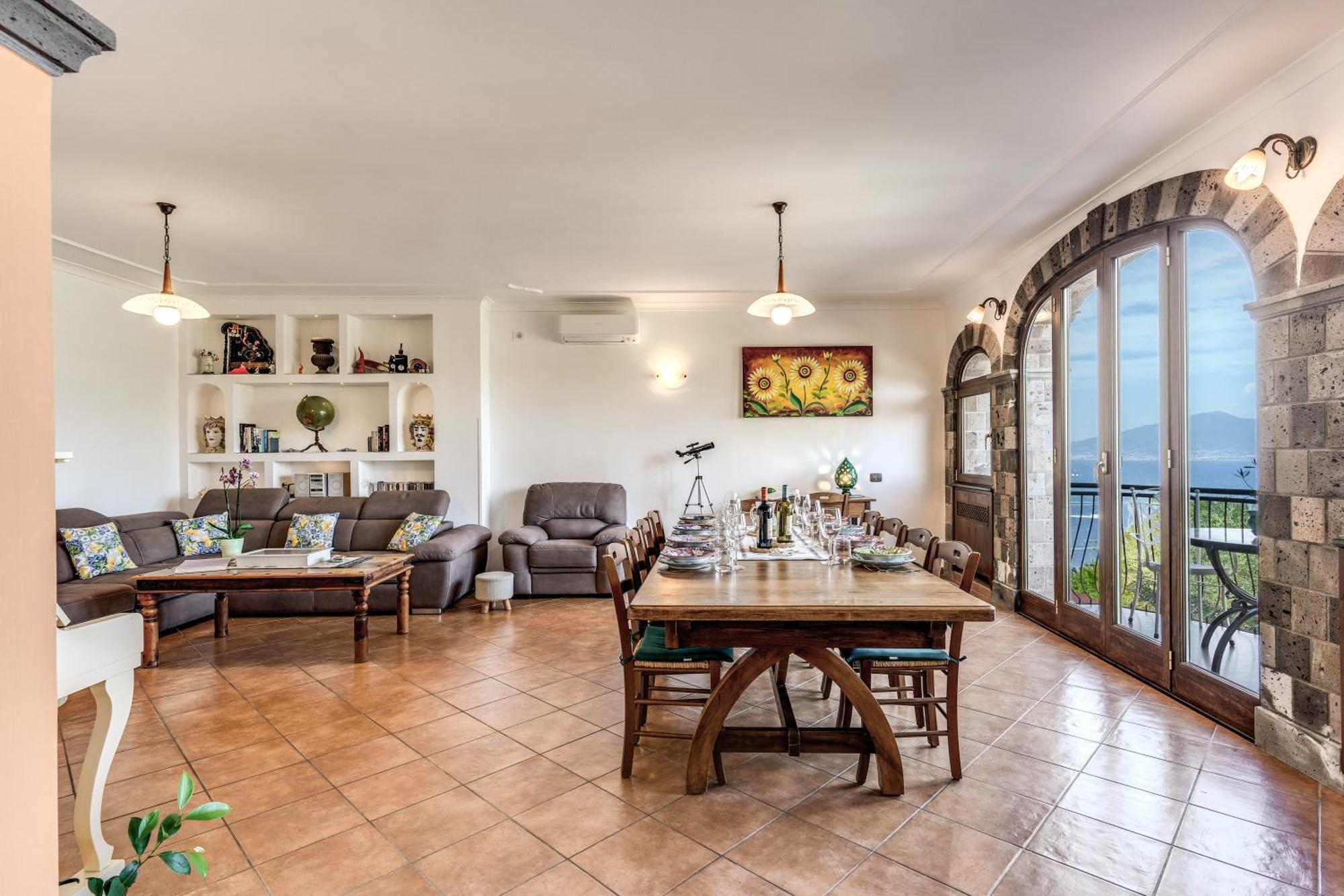 Villa Caruso Private Heated Pool & Sea View Сорренто Екстер'єр фото
