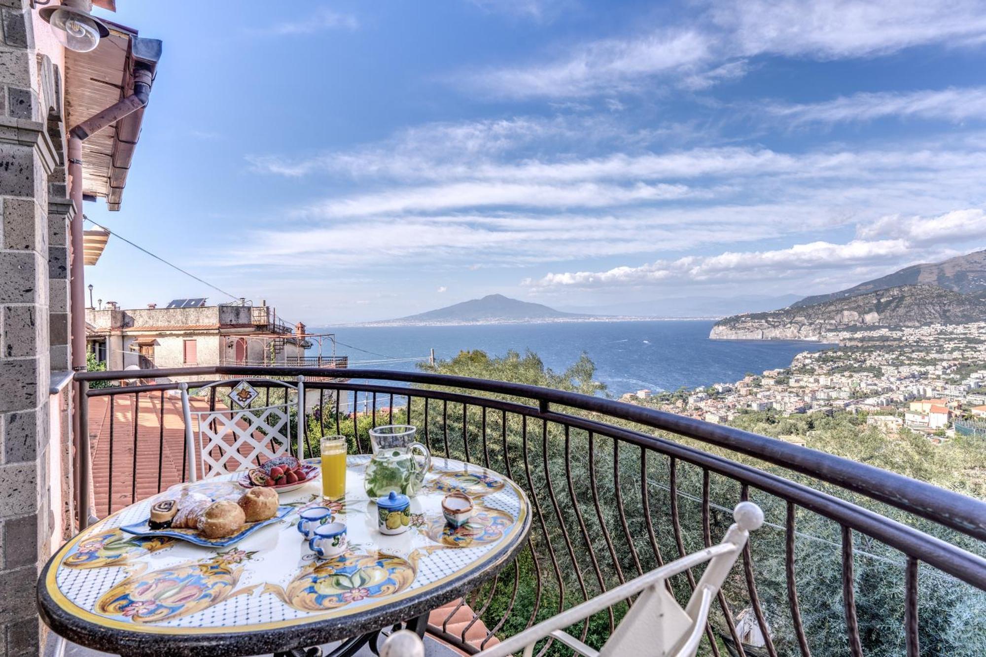 Villa Caruso Private Heated Pool & Sea View Сорренто Екстер'єр фото